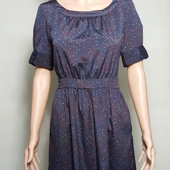 BCBGeneration Womans Dress Size 6 Navy Blue Red - Picture 3 of 7